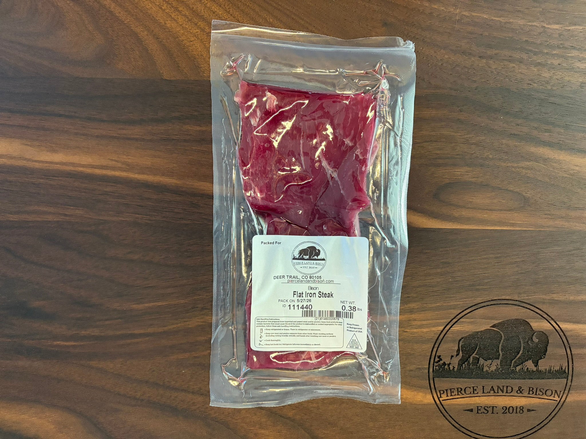 Bison Flat Iron Steak