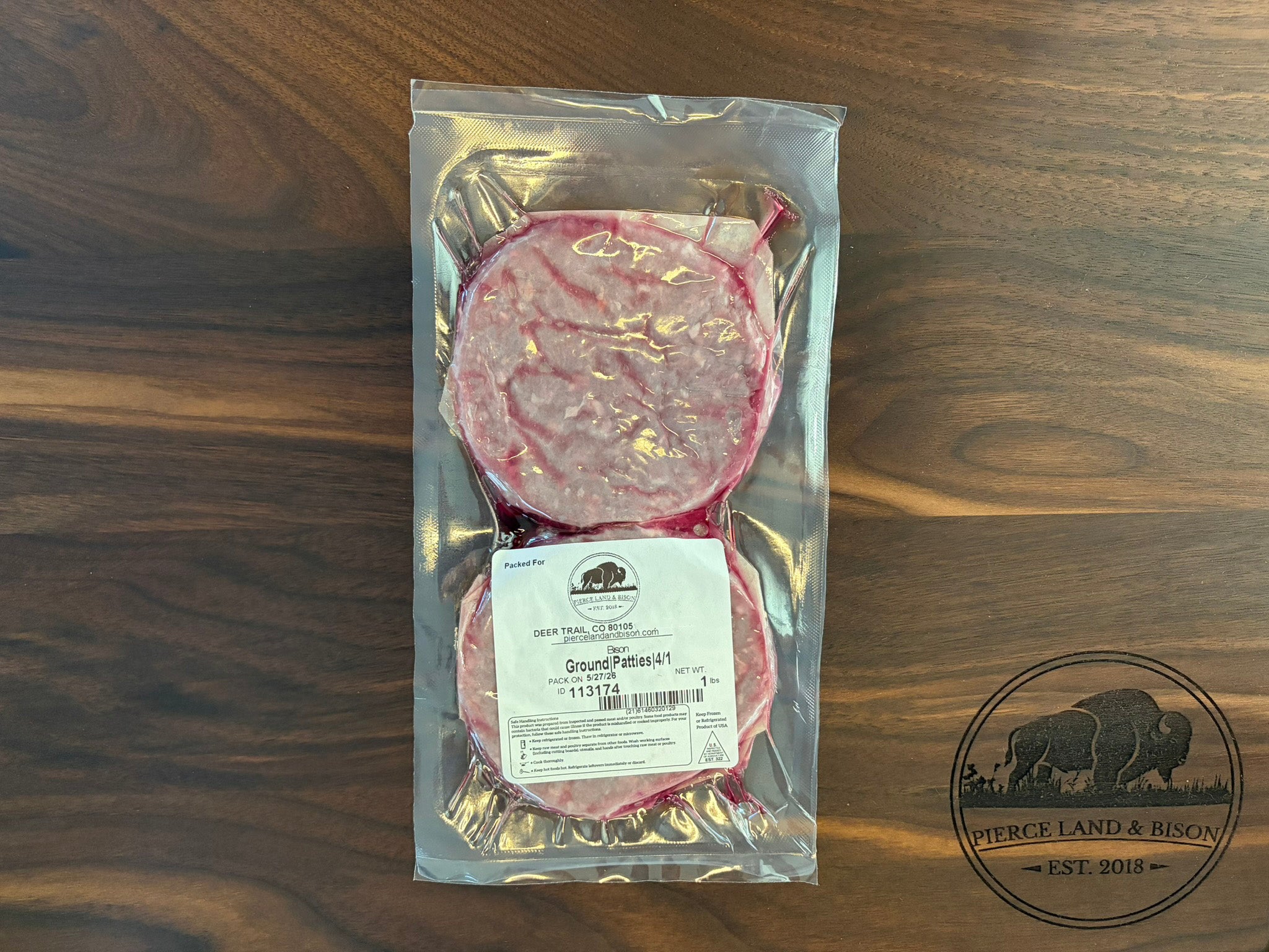 Bison Burger Patties