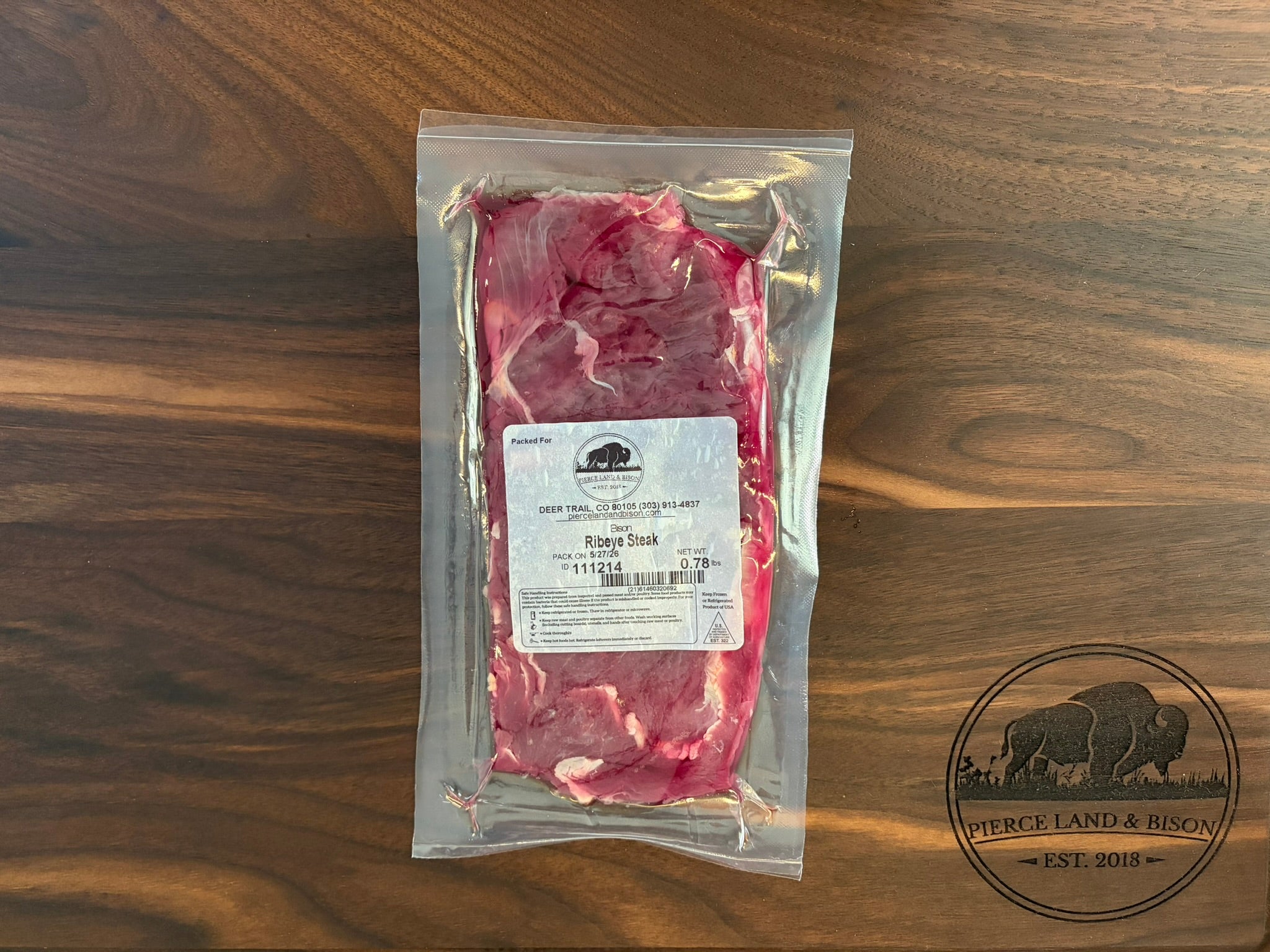 Bison Ribeye Steak